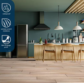 Euclid Hill OakHTC 9.4 in. W x 48 in. L Waterproof Hybrid Resilient Flooring (18.8 sqft/case)